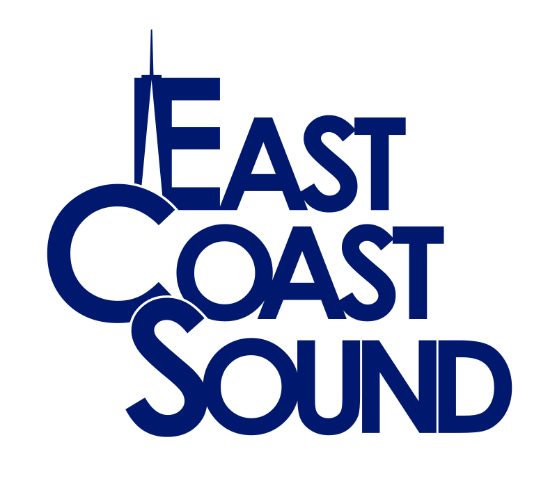 East Coast Sound logotype design for men's chorus in Caldwell, NJ
