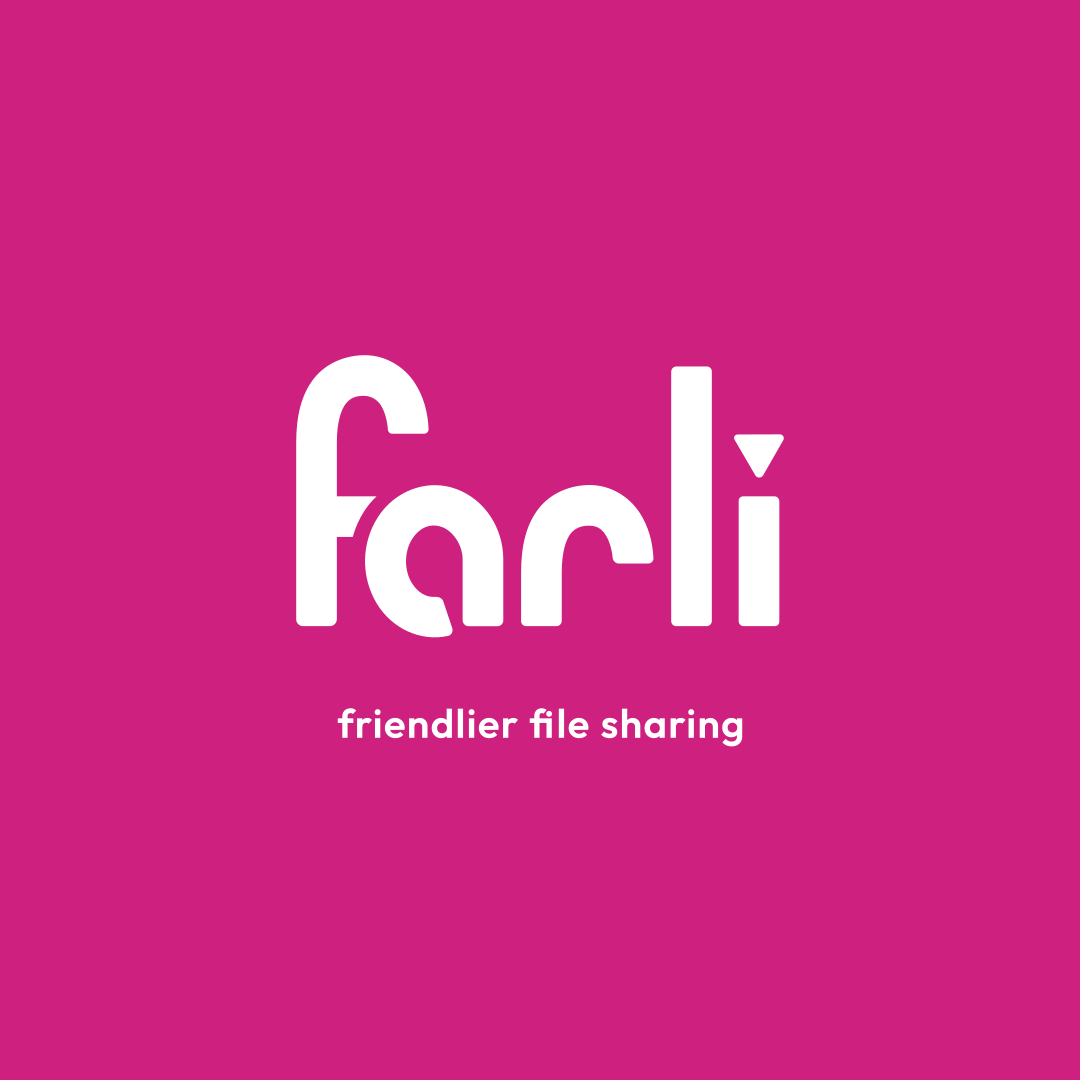 Logotype design for Farli file sharing app