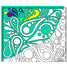 Paisley Coloring Sheet