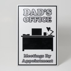 Wall Sign: Dad's Office