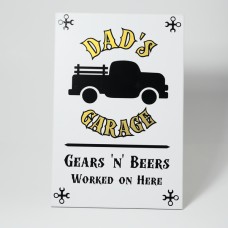 Wall Sign: Dad's Garage (Truck)