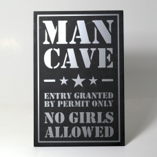 Wall Sign: Man Cave